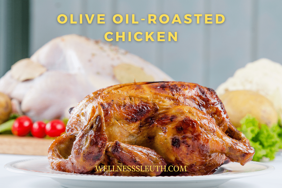 Olive OilRoasted Chicken with Mediterranean Vegetables wellnesssleuth
