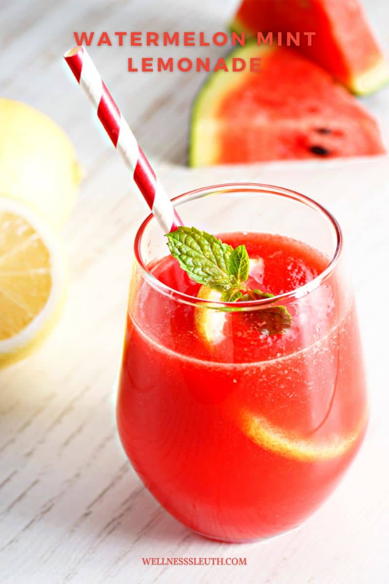 Watermelon Mint Lemonade wellnesssleuth