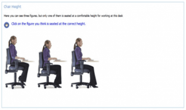 Online workstation ergonomics training Wellnomics