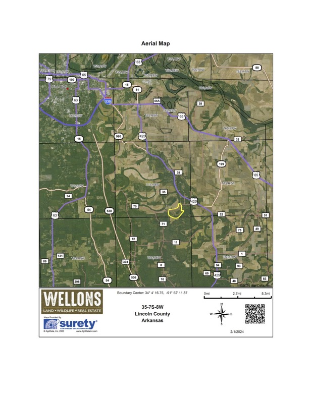 Bayou Bartholomew Farm Wellons Land