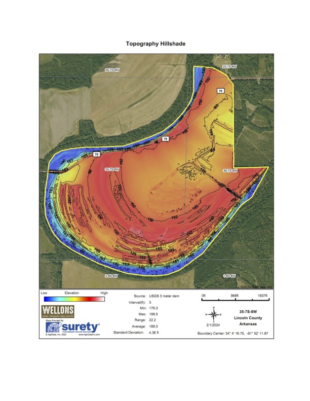Bayou Bartholomew Farm Wellons Land