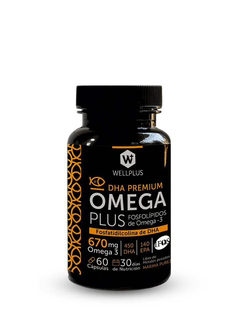 Omega Plus 670 mg 60 Cápsulas Wellplus
