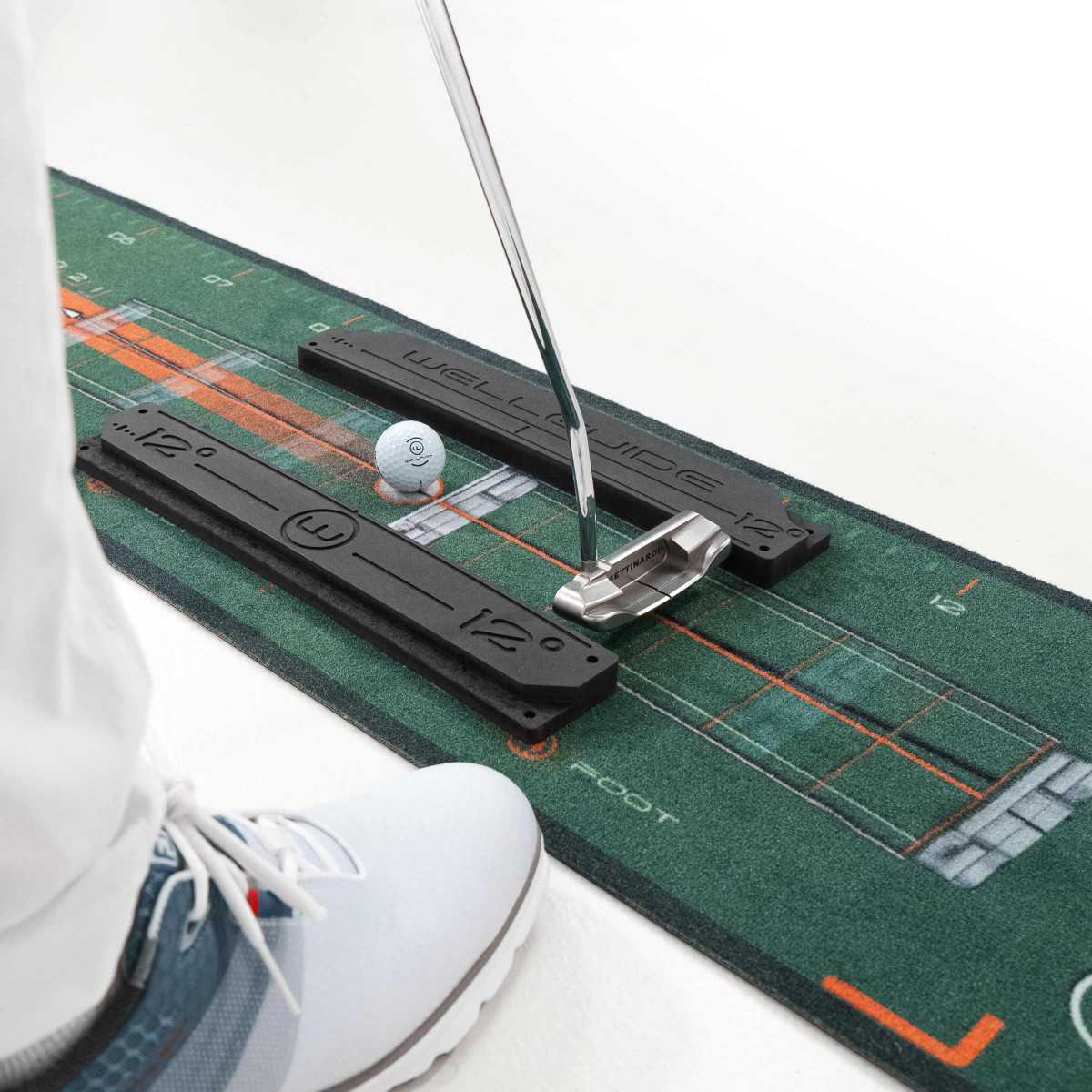 Putting training mat golf indoor Stroke Master Wellputt
