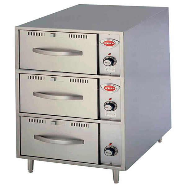 Countertop Narrow Triple Warming Drawer Model RWN3 Wells