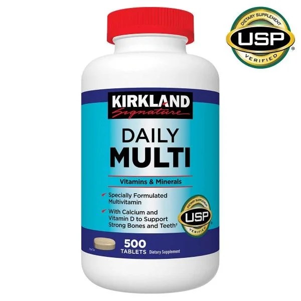 Costco Kirkland Signature Daily Multi Vitamins and Minerals 500 Tablets