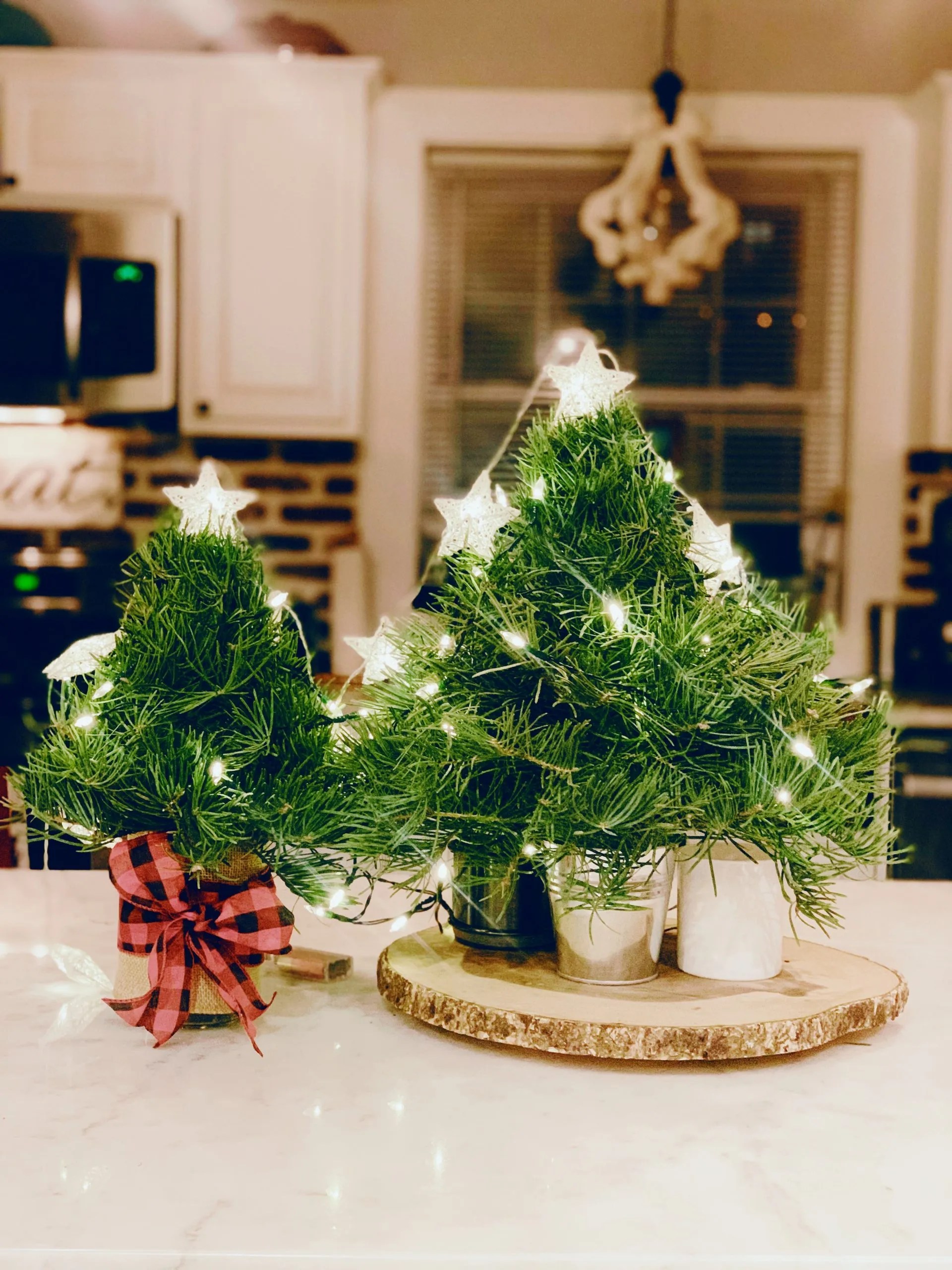 Diy Mini Christmas Tree Well She Tried