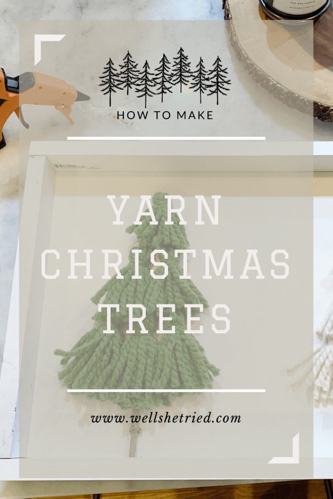 DIY Tassel Christmas Tree Decor Well She Tried