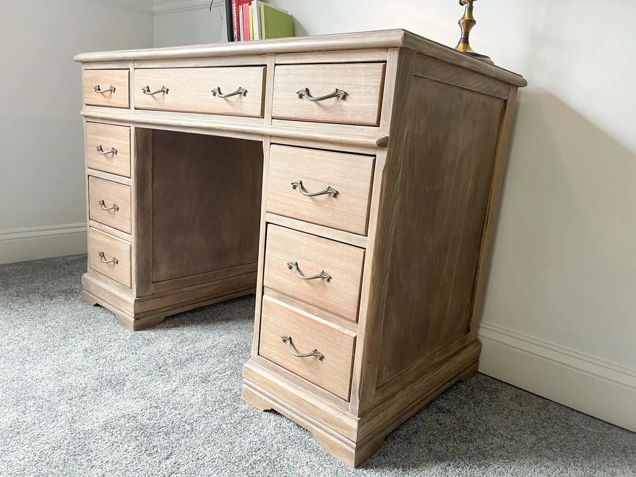 How to Bleach Furniture - Well She Tried