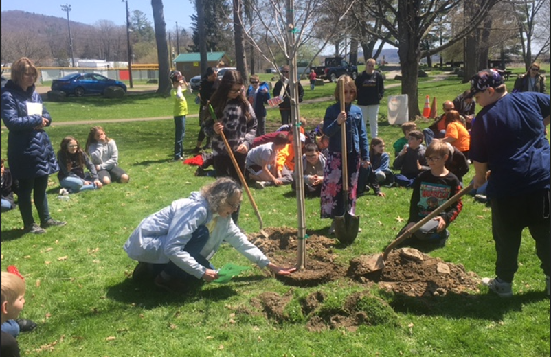 Wellsville Arbor Day Celebrated at Island Park in Wellsville, view gallery THE WELLSVILLE SUN