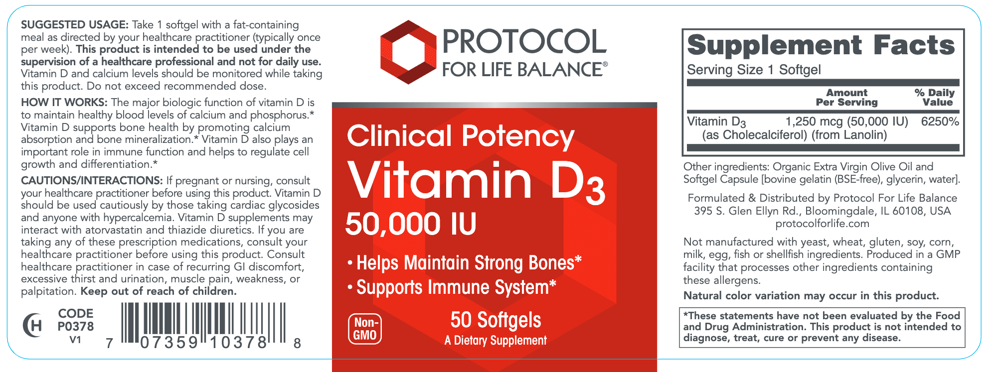 Vitamin D3 50.000 IU Welltopia Compounding Pharmacy