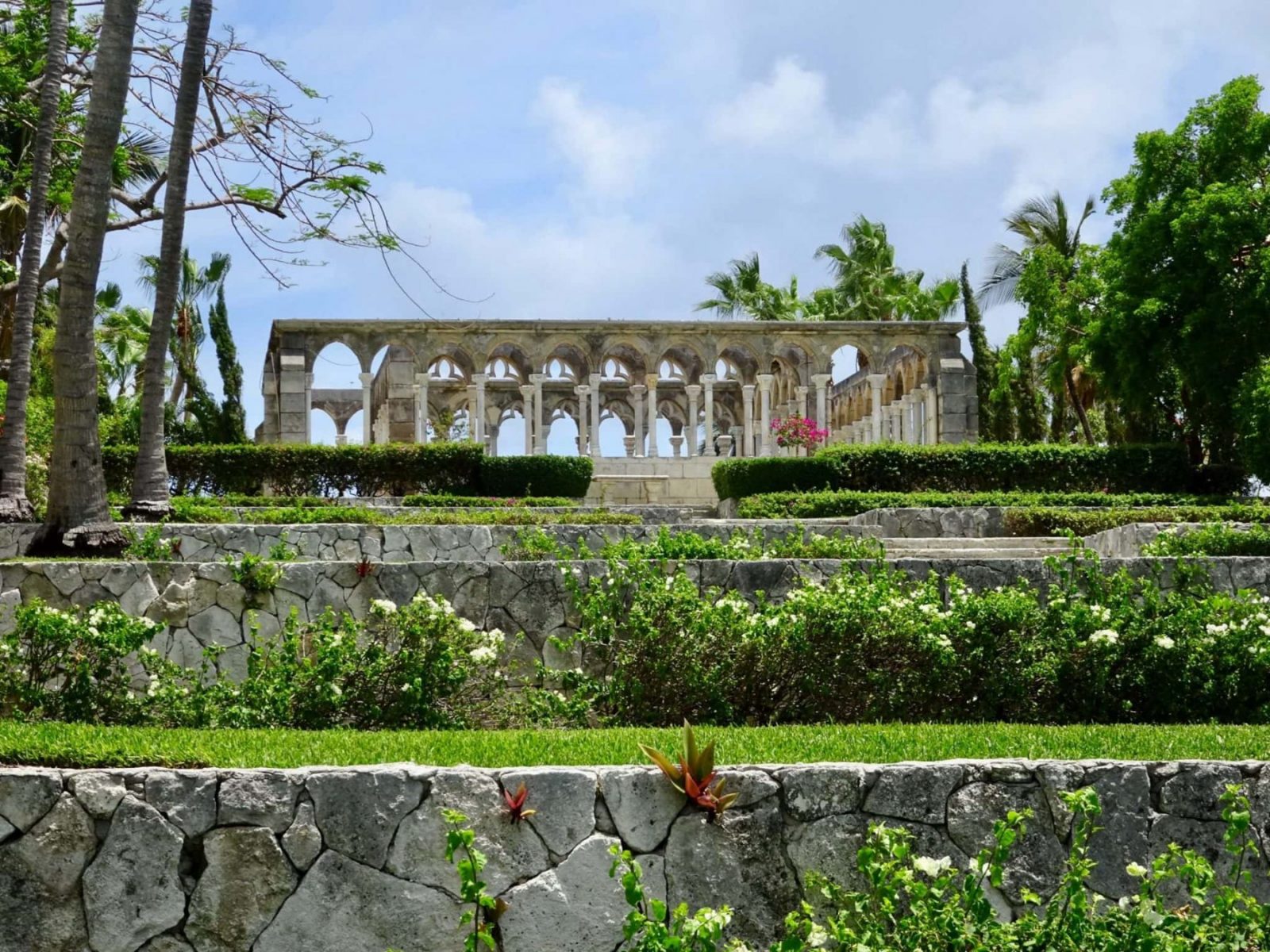 The Cloister & Versailles Gardens on Paradise Island in Nassau Bahamas