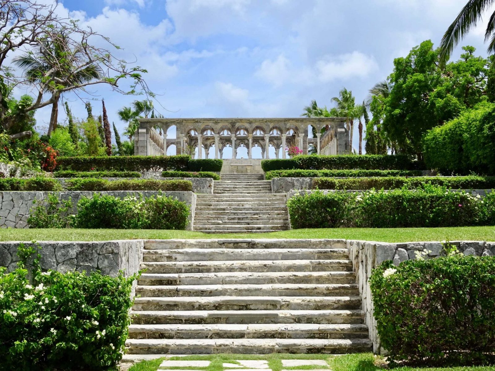 The Cloister & Versailles Gardens on Paradise Island in Nassau Bahamas