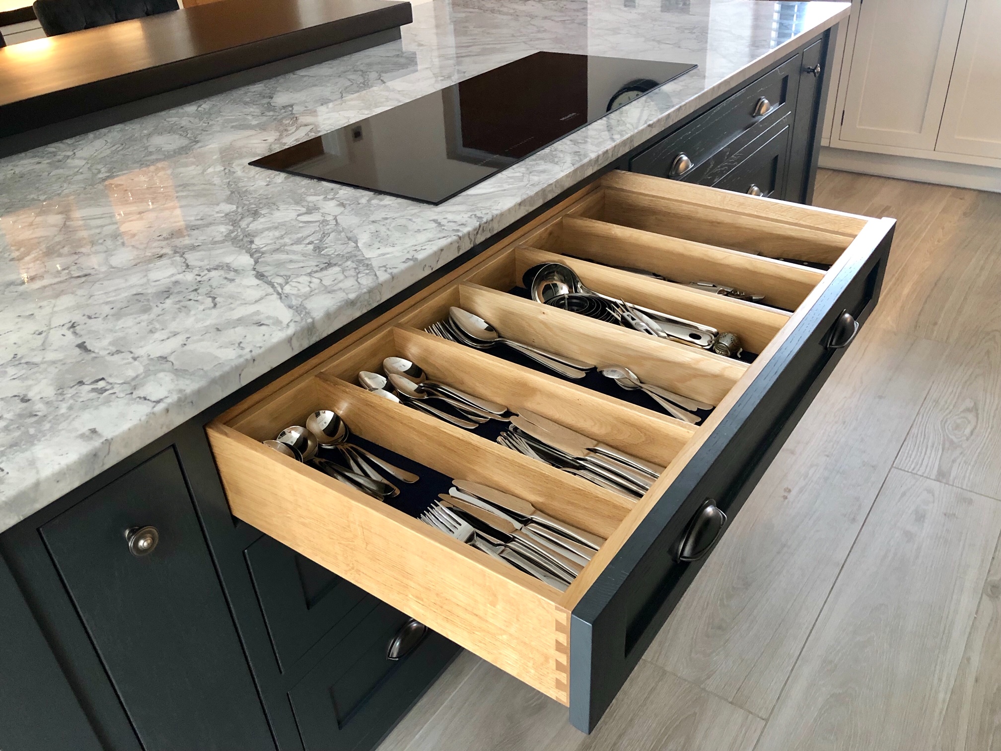 Painted Kitchen Cirencester Mark Stone's Welsh Kitchens bespoke