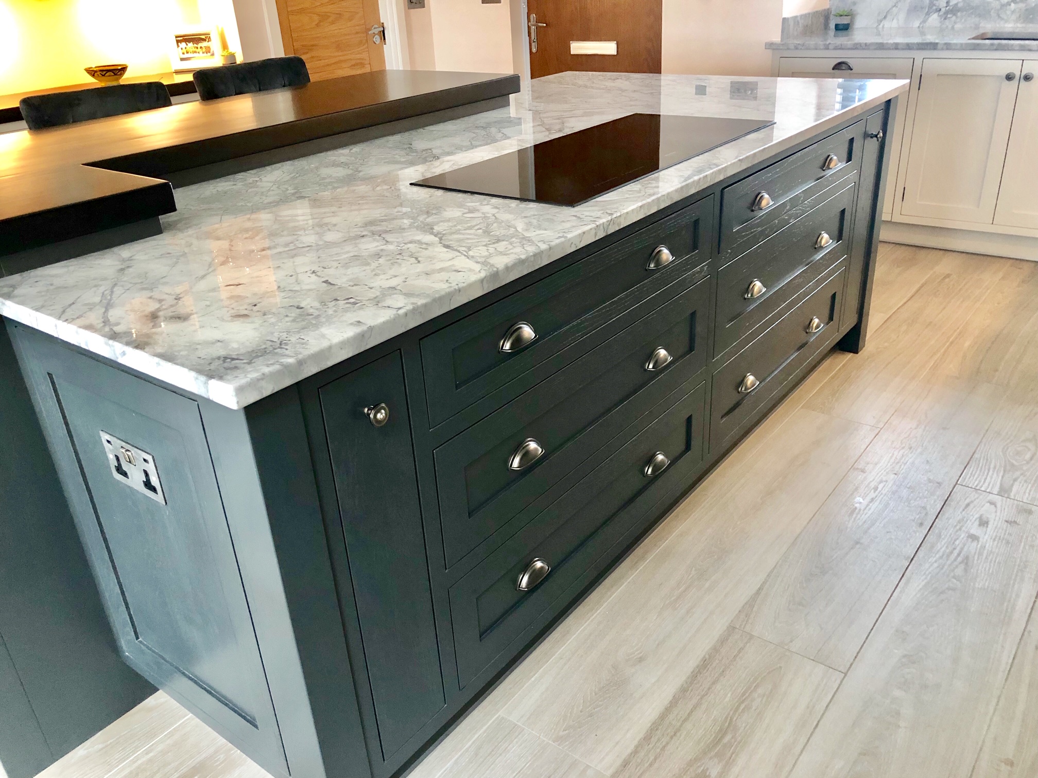 Painted Kitchen Cirencester Mark Stone's Welsh Kitchens bespoke