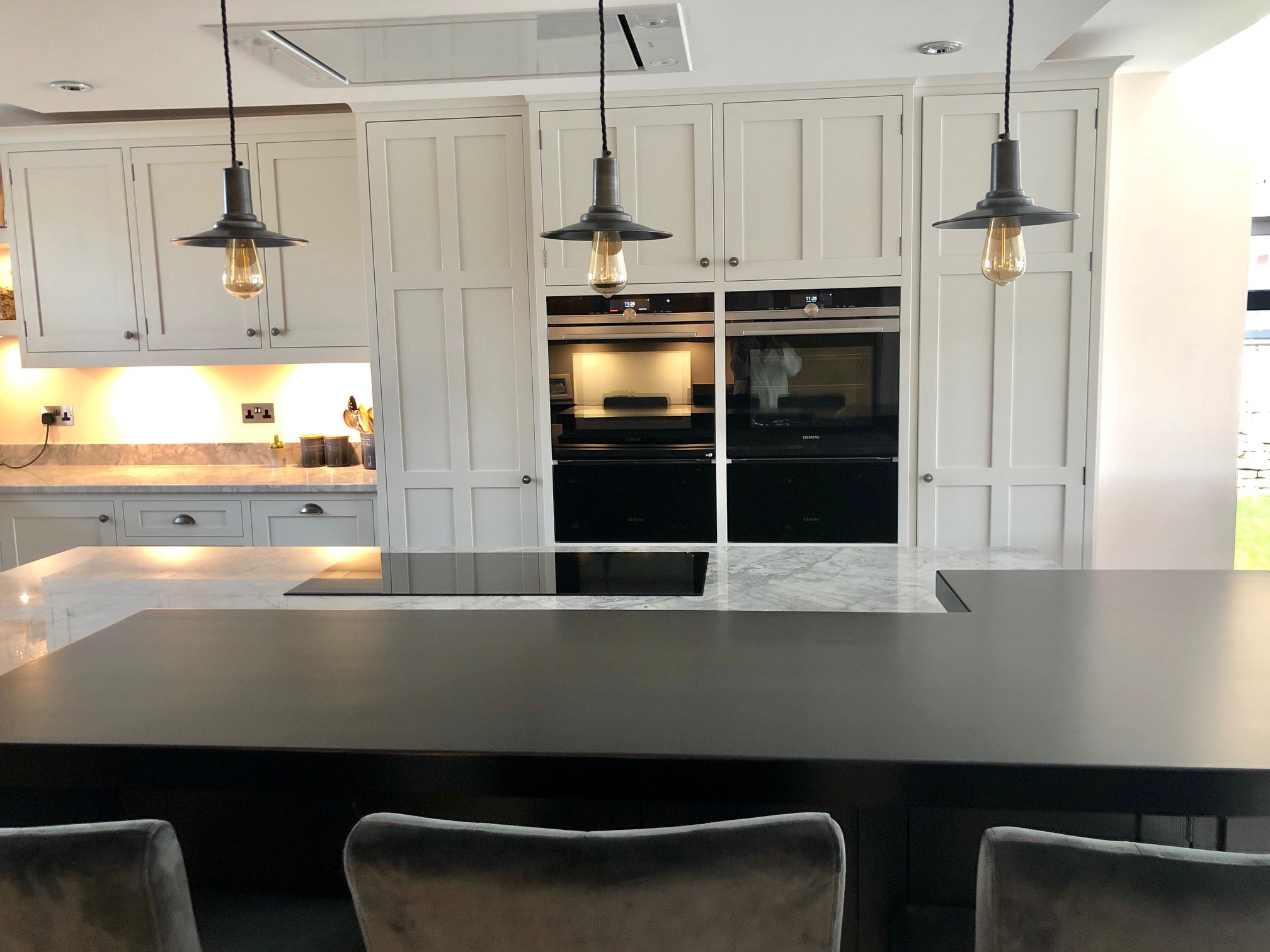 Painted Kitchen Cirencester Mark Stone's Welsh Kitchens bespoke