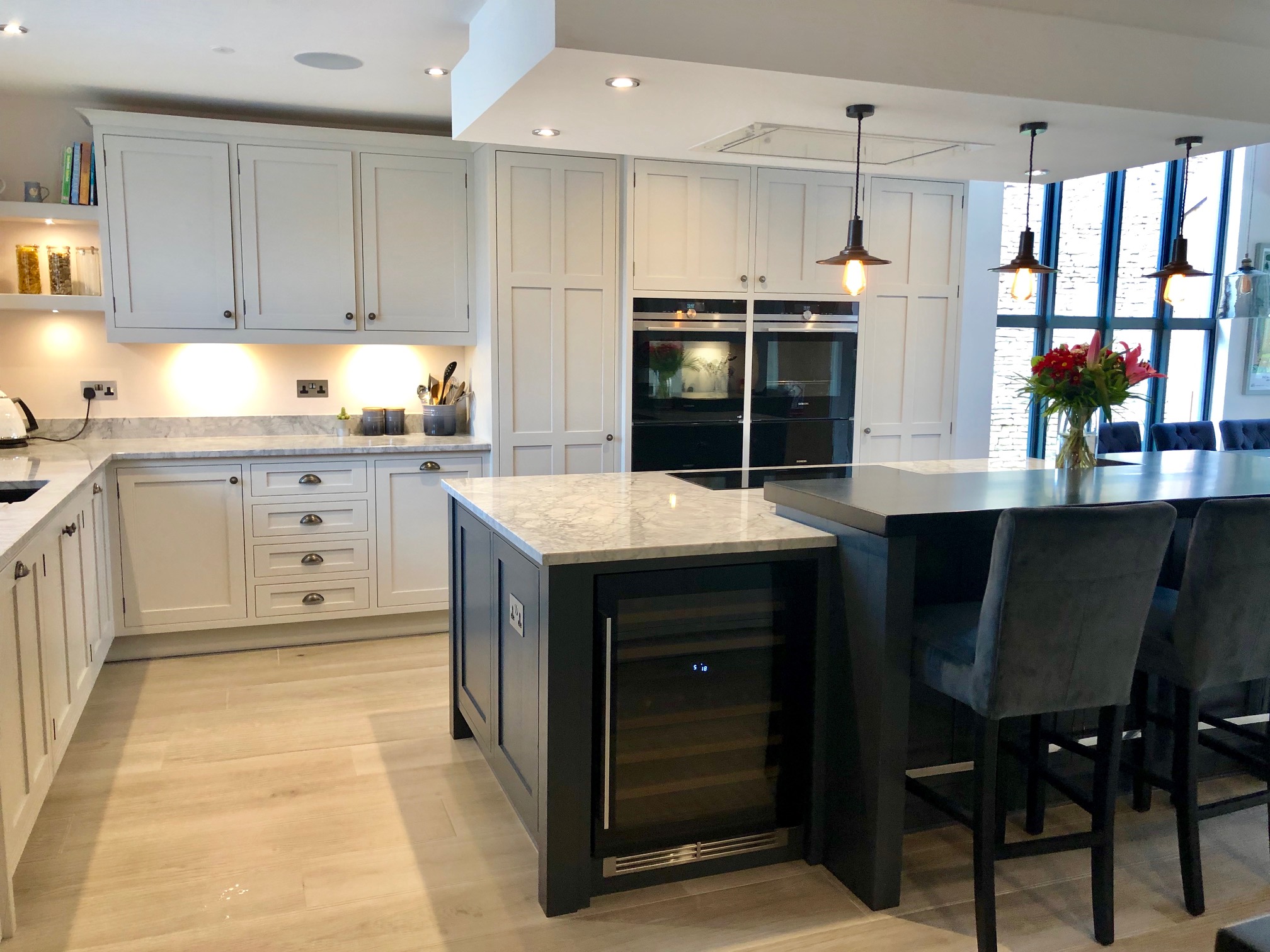 Painted Kitchen Cirencester Mark Stone's Welsh Kitchens bespoke
