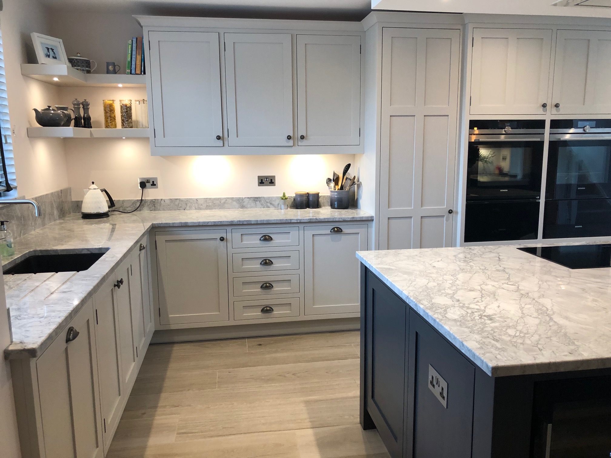 Painted Kitchen Cirencester Mark Stone's Welsh Kitchens bespoke