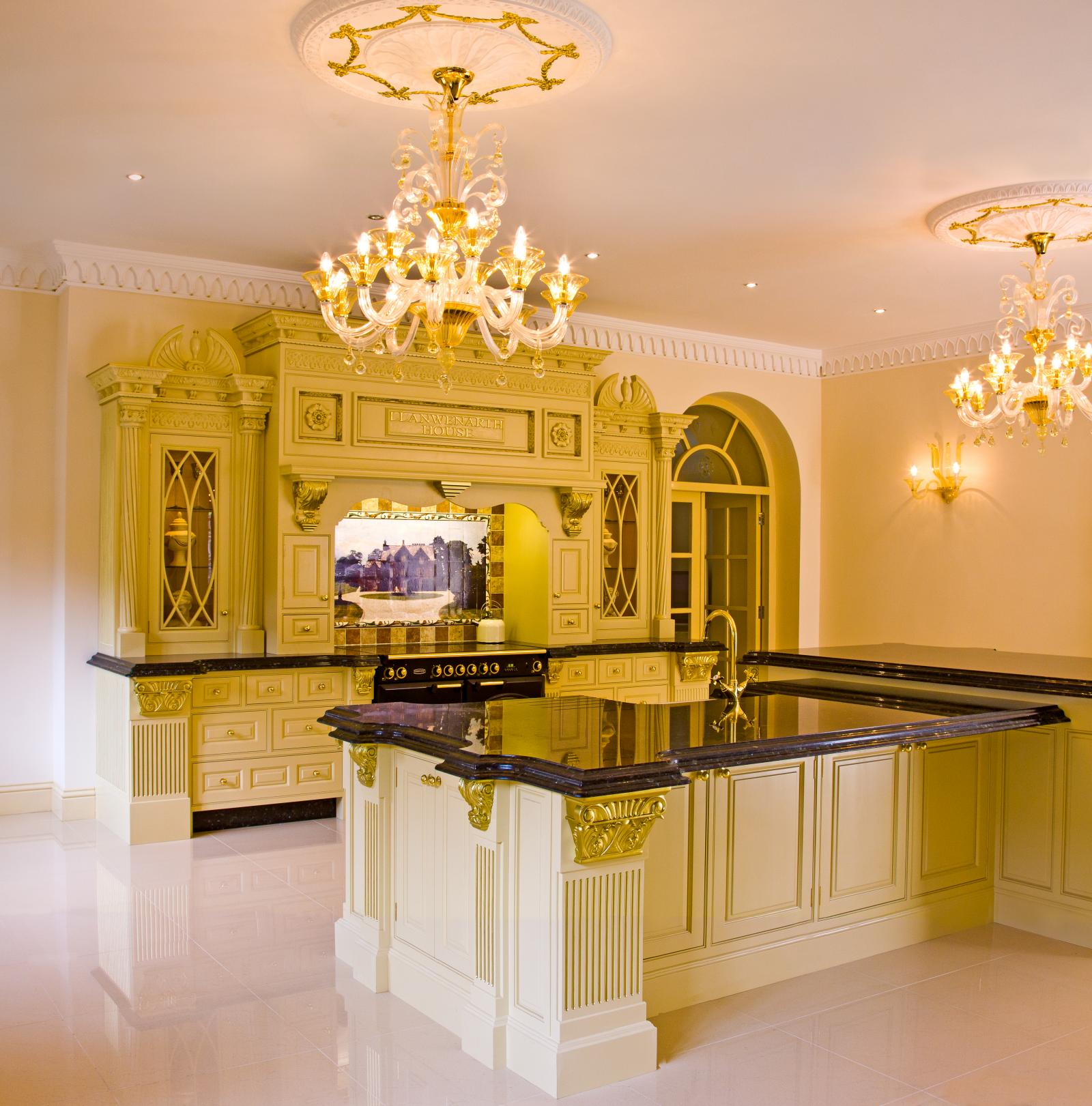 Painted Kitchen Abergavenny Mark Stone's Welsh Kitchens bespoke