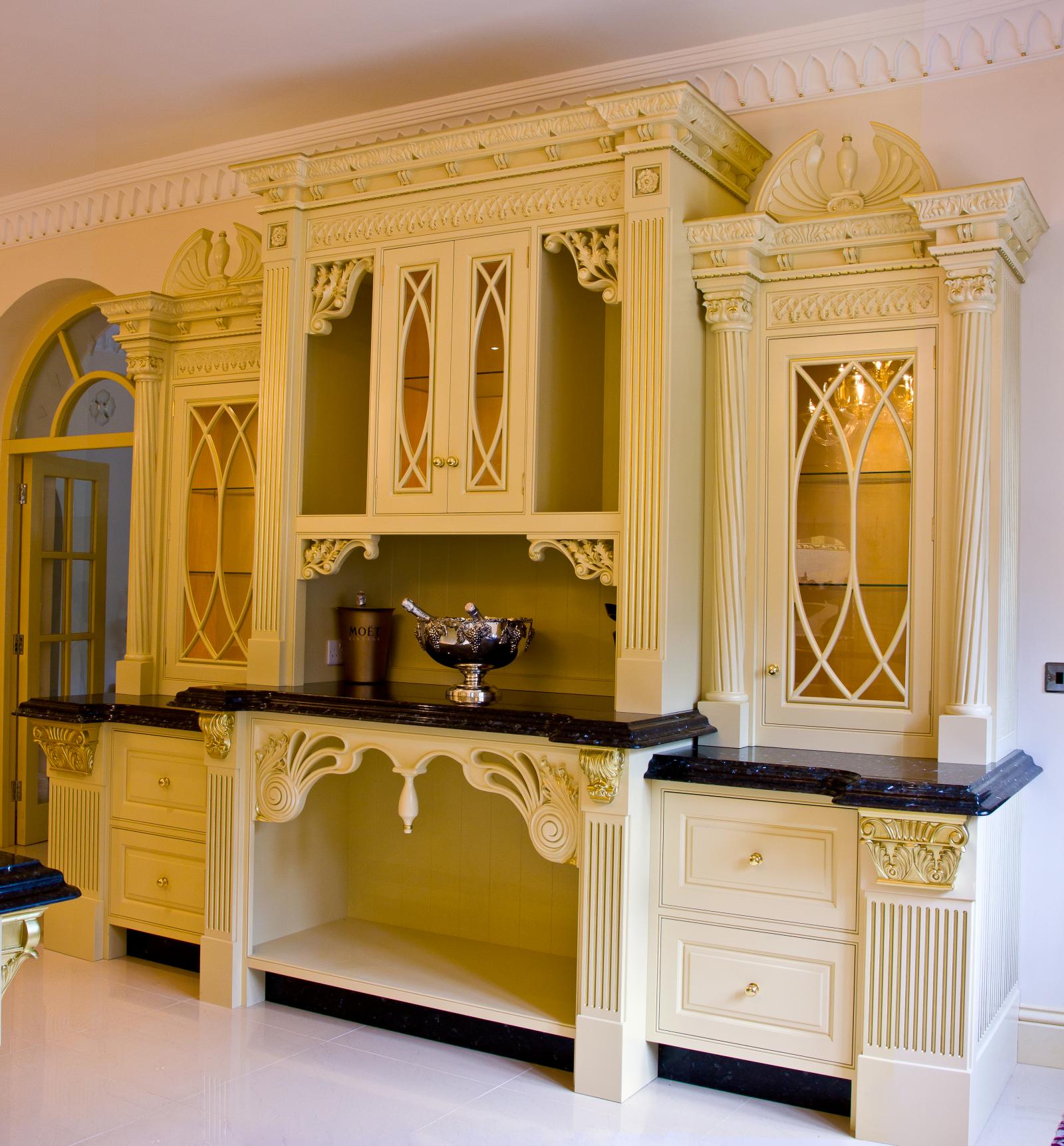 Painted Kitchen Abergavenny Mark Stone's Welsh Kitchens bespoke
