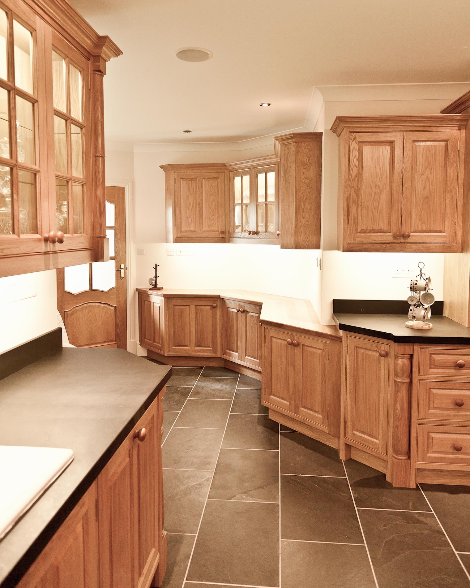 Oak Kitchen Pembrokeshire Mark Stone's Welsh Kitchens bespoke
