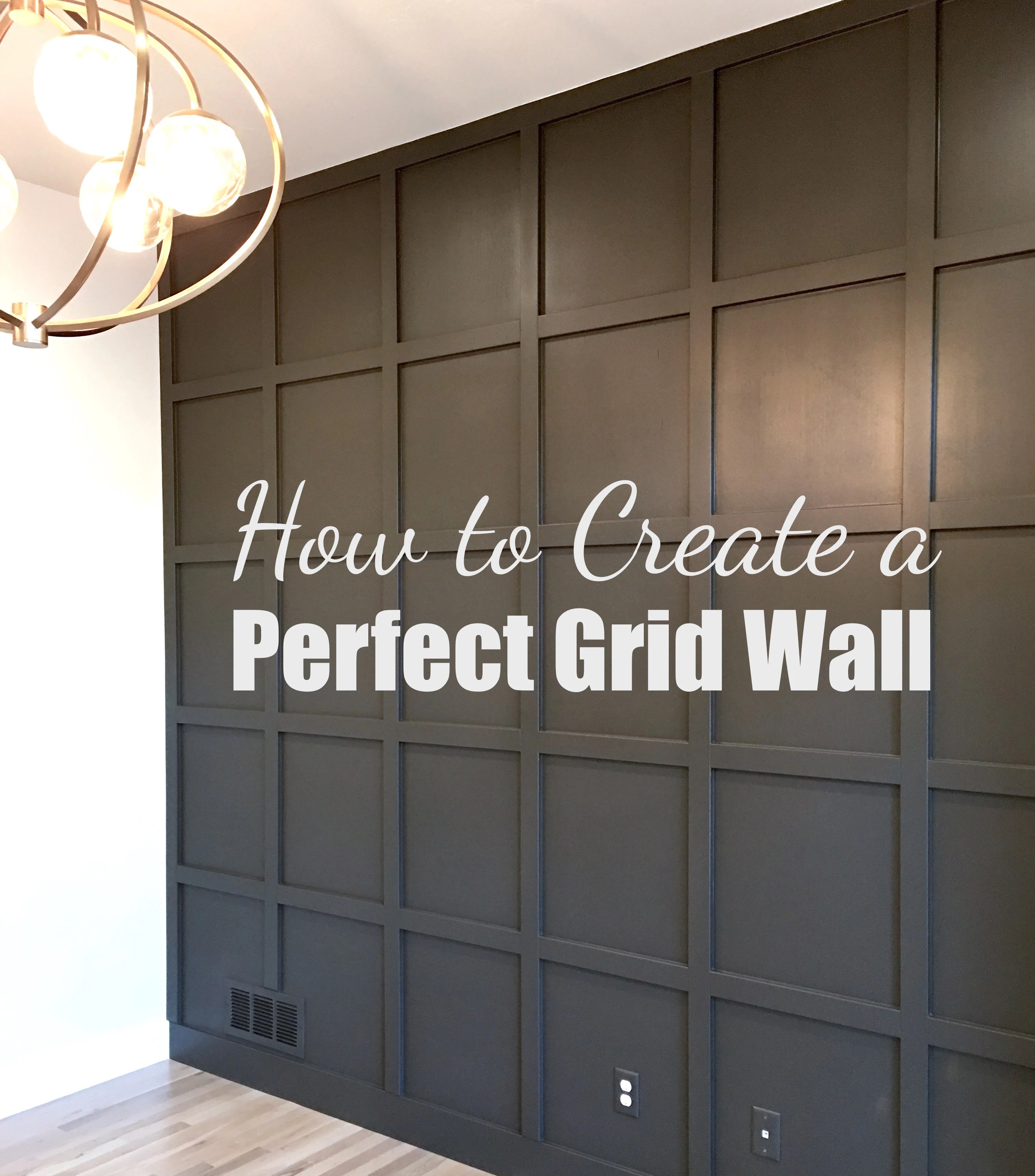 Tutorial for Creating a Perfect Grid Wall Welsh Design Studio