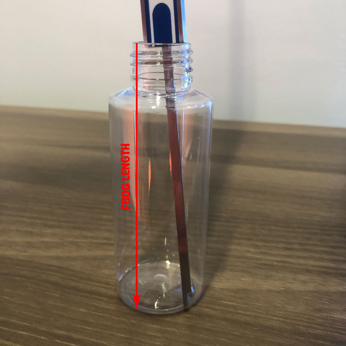 Measuring the Dip Tube Length for a Pump/Spray FBOG Length