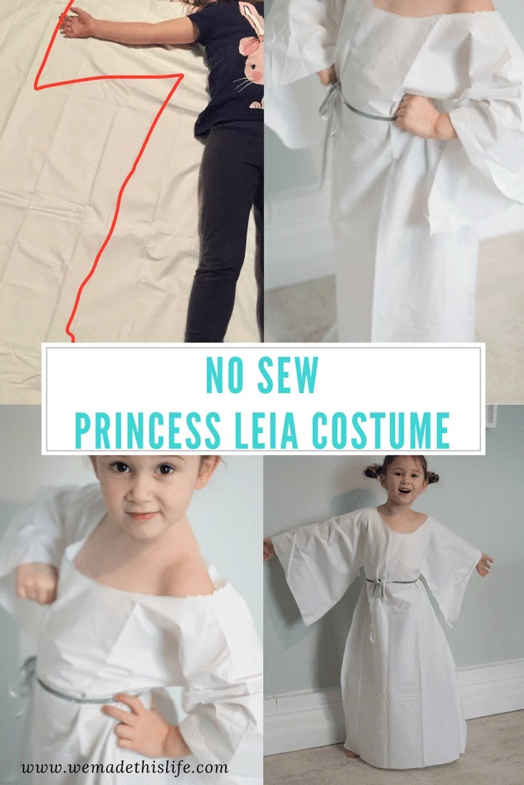 DIY Princess Leia Costume For Kids