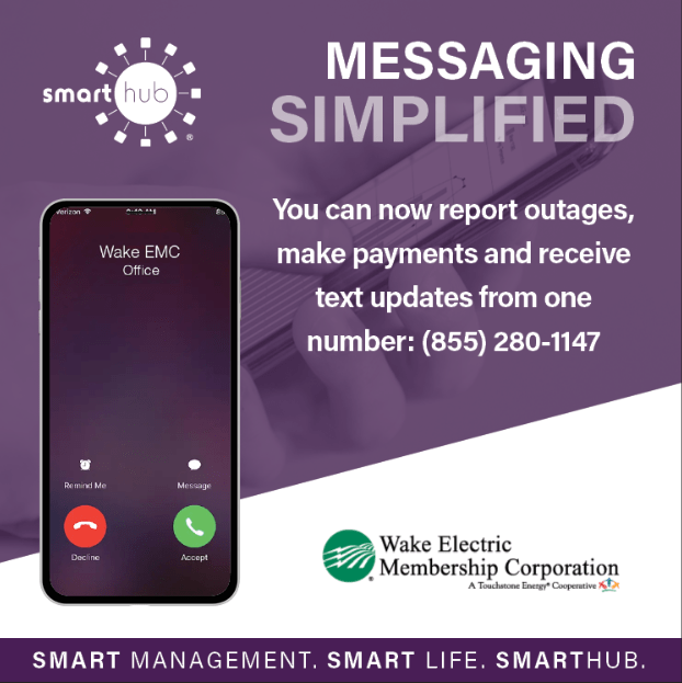 New Outage Reporting & Bill Payment Phone Number Wake EMC