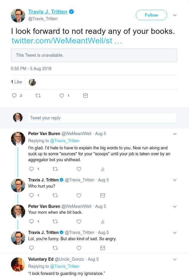 Hooper's War Peter Van Buren » The Offending Tweets That Got Me