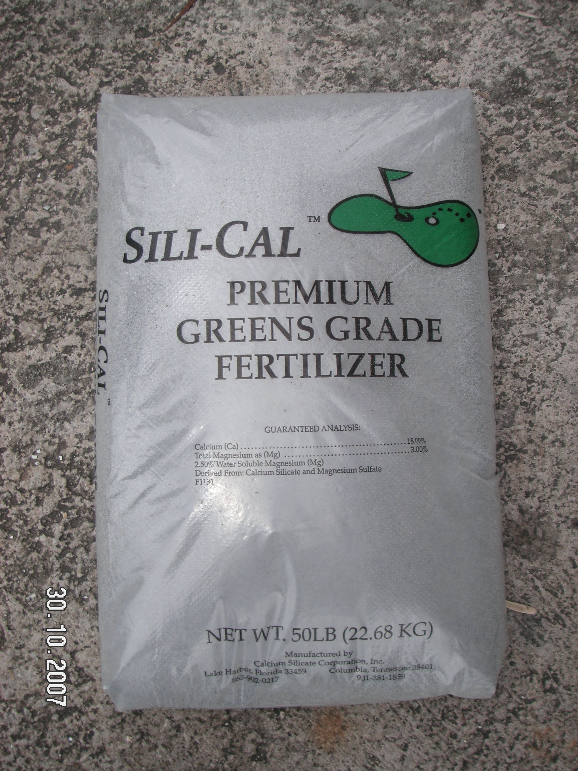 Calcium Silicate 23 Kg Wendell Trading Company