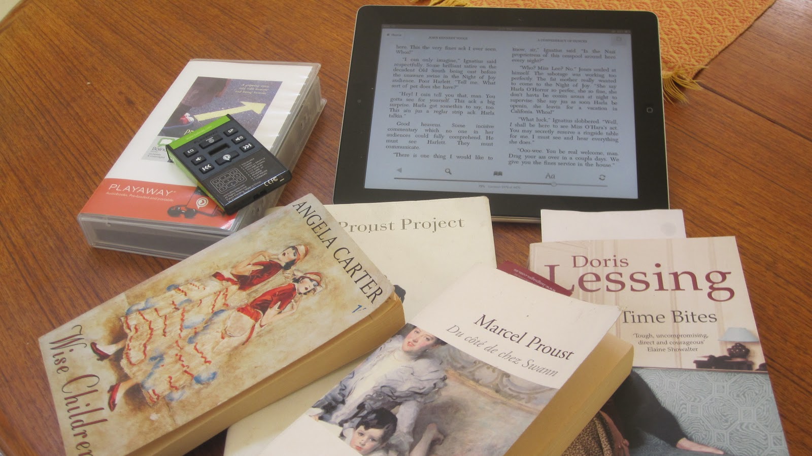 iPads, iPods, Playaways & old fashioned books What I'm reading and How · Wendy Orr