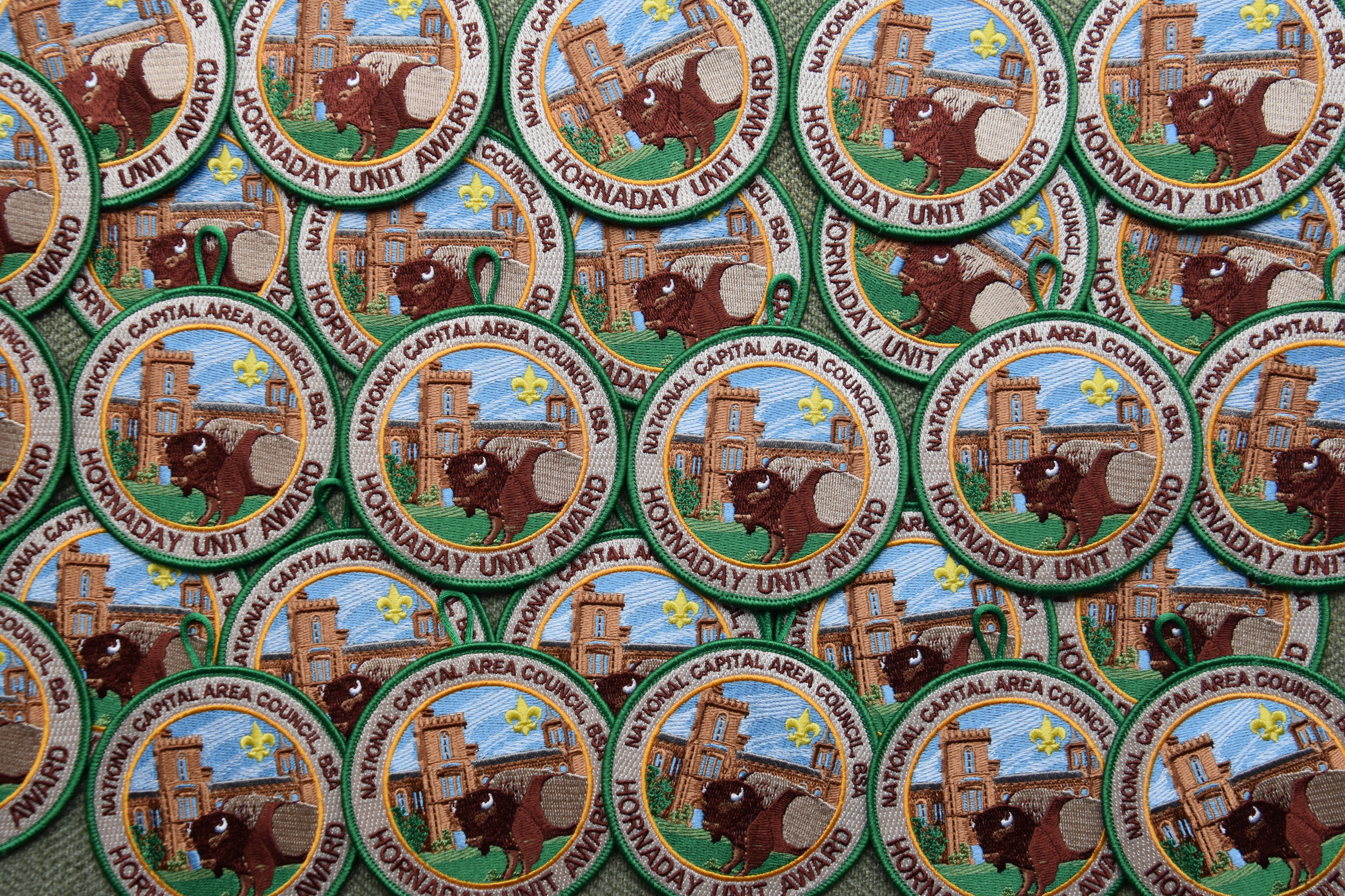 First recipients of the New Hornaday Unit Patch We Own Adventure