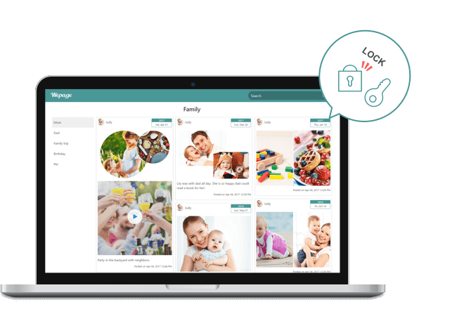 Wepage - A closed SNS app to share your special contents and schedules