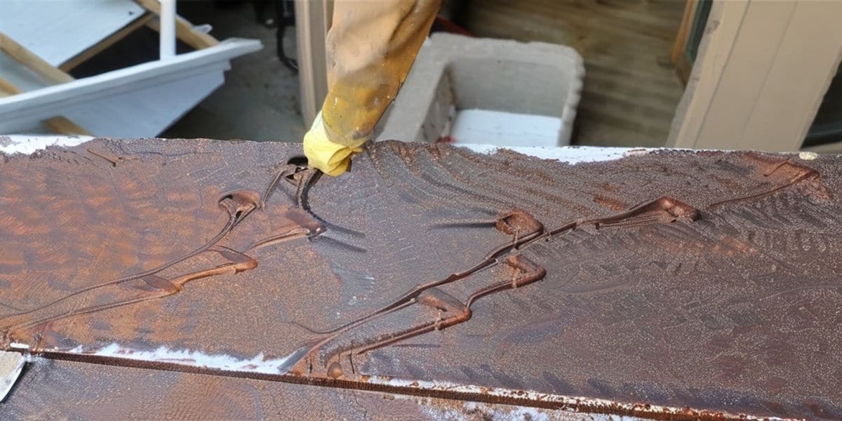 Preparing Rusty Aluminum for Painting in Milton