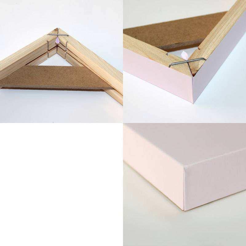 Handmade Natural Wood Frame For Canvas Art Painting Diy Kit WePosters