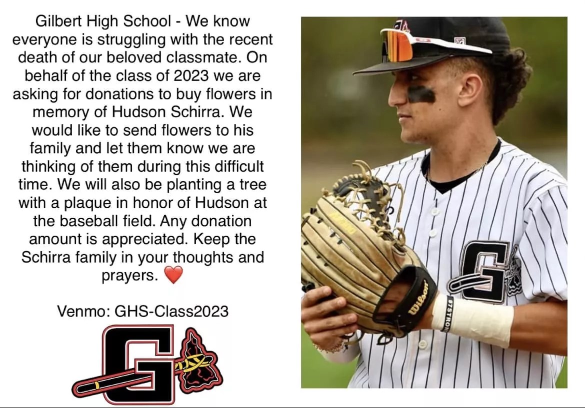 Hudson Schirra, a Gilbert High School Student Died in a Car Accident