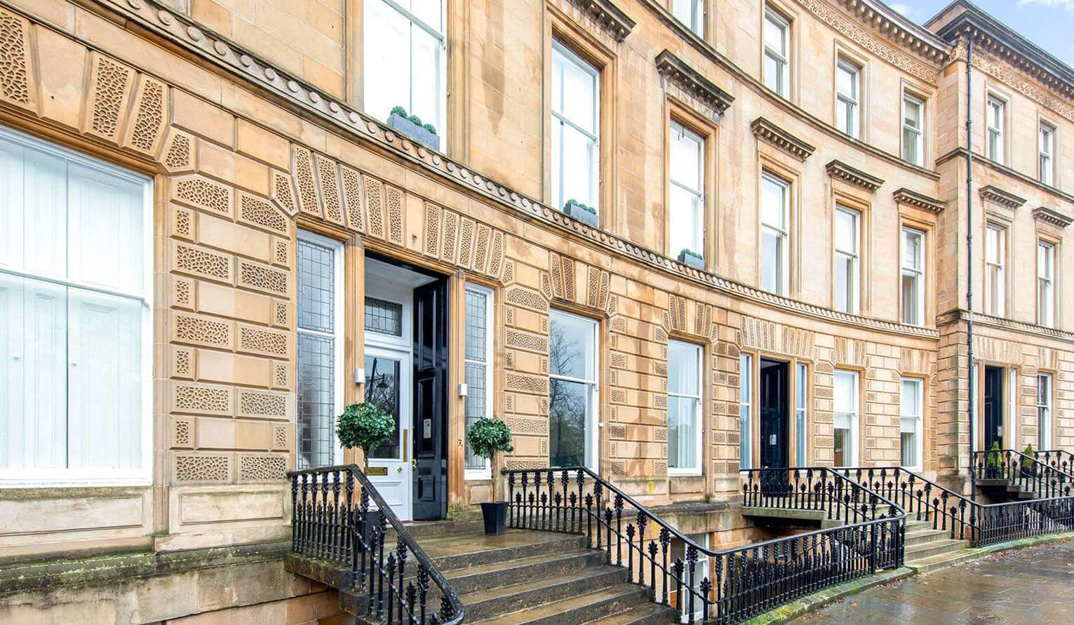 Glasgow Red and Blonde Sandstone Buildings