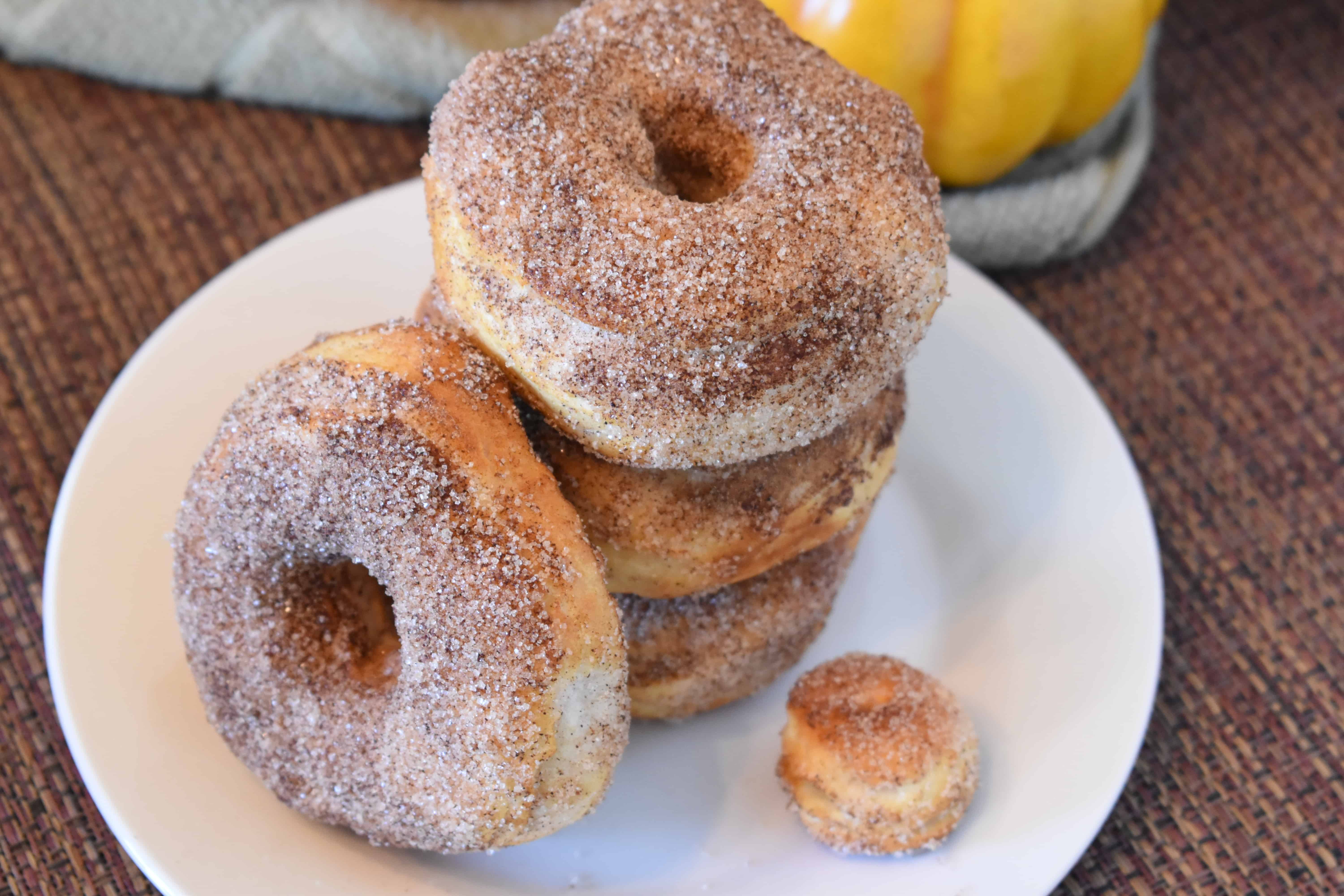 Air Fryer Pumpkin Spice Donuts Far From Normal