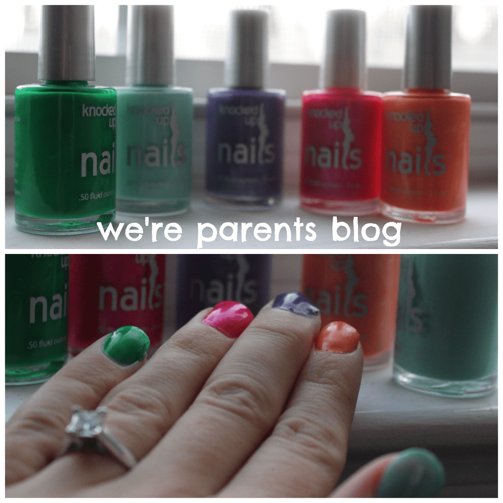 Knocked Up Nails Pregnancy Safe Nail Polish Review & Giveaway We're