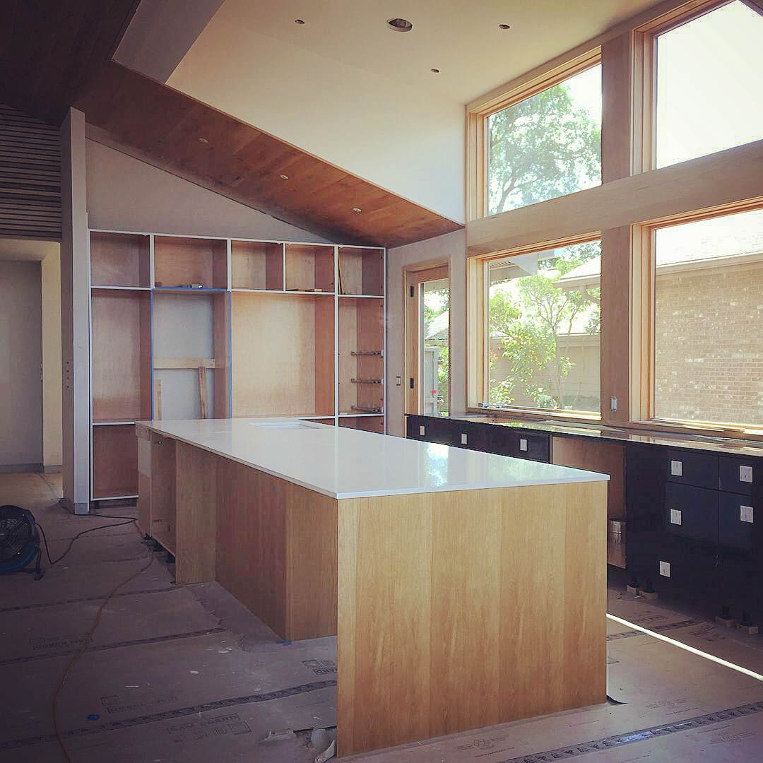 Giant Kitchen Island Installation WERK Building Modern