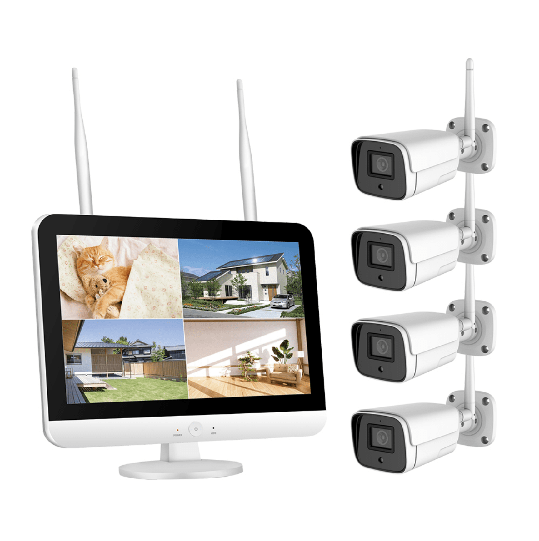 Wireless 2MP Screen NVR Kit