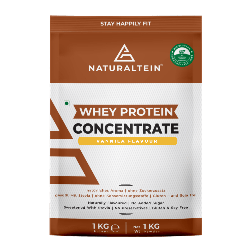 Natural Whey Protein Concentrate Vanilla 1Kg (Naturally Flavoured