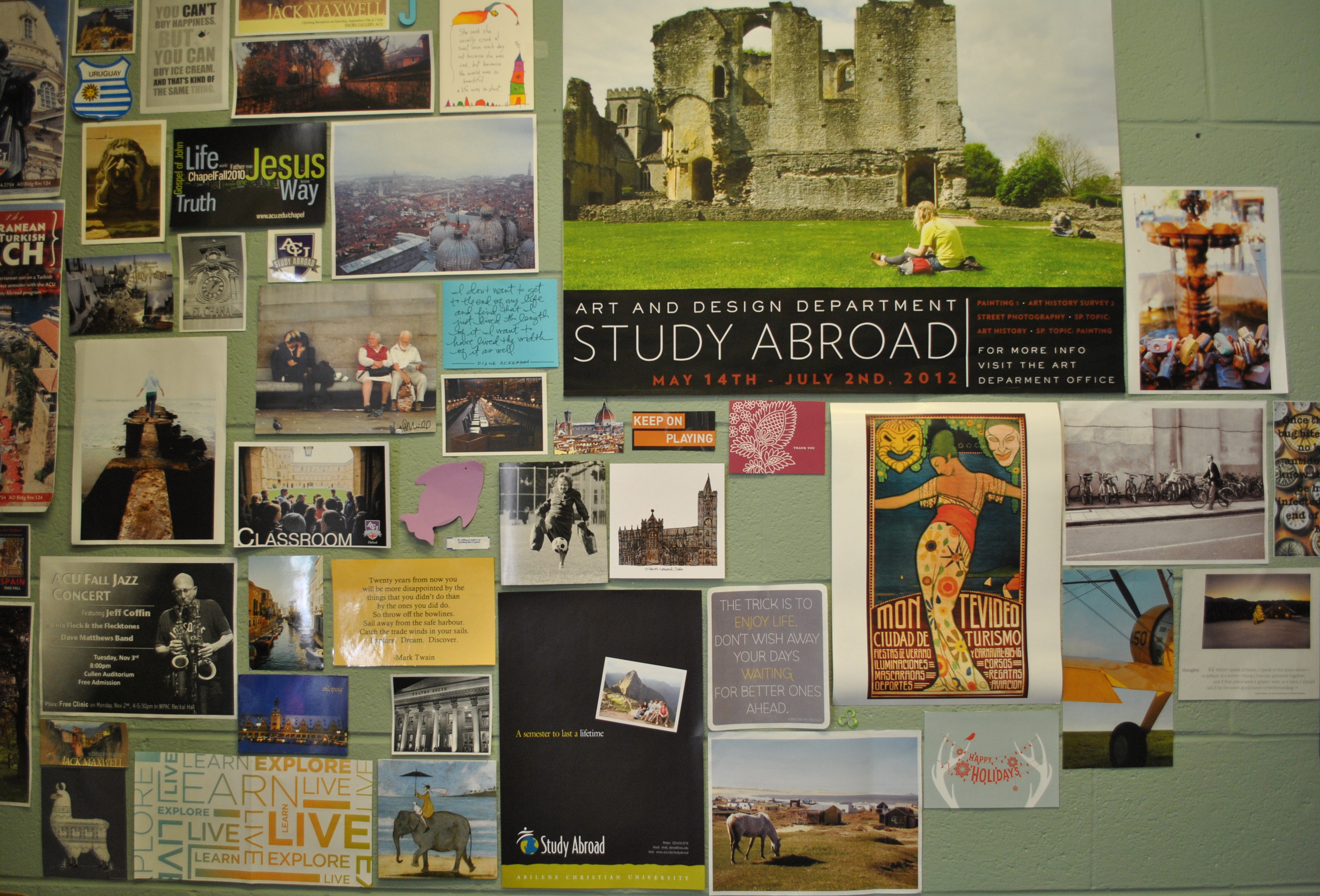 wall of inspiration wert and art