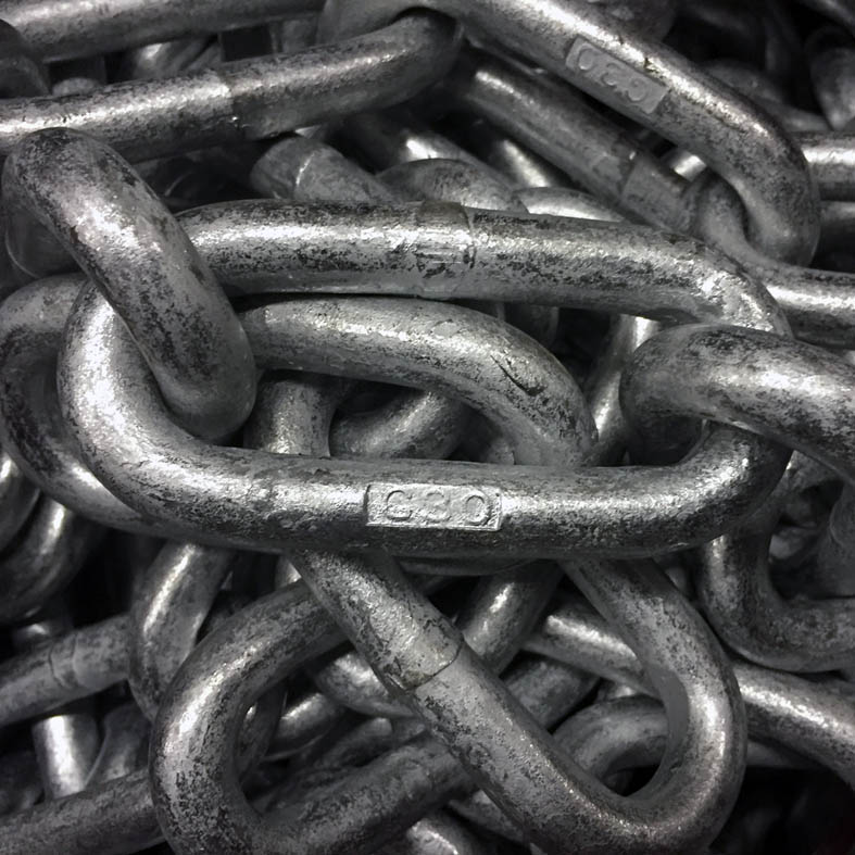 3/8 inch ProCraft Galvanized Long Link Mooring Chain Wesco Industries
