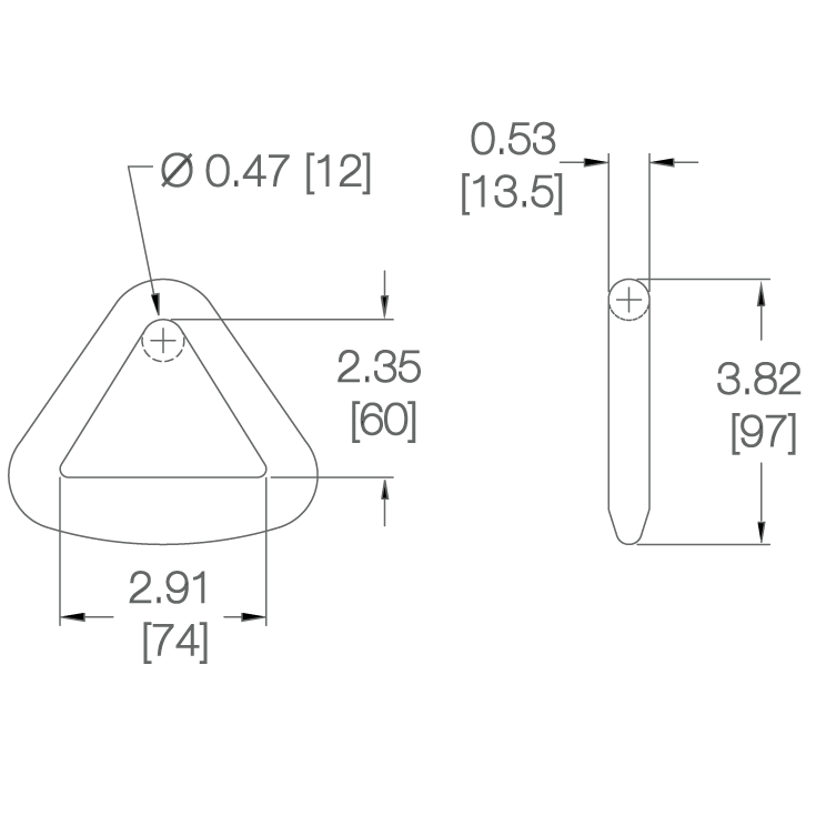 3 inch Delta Ring Wesco Industries