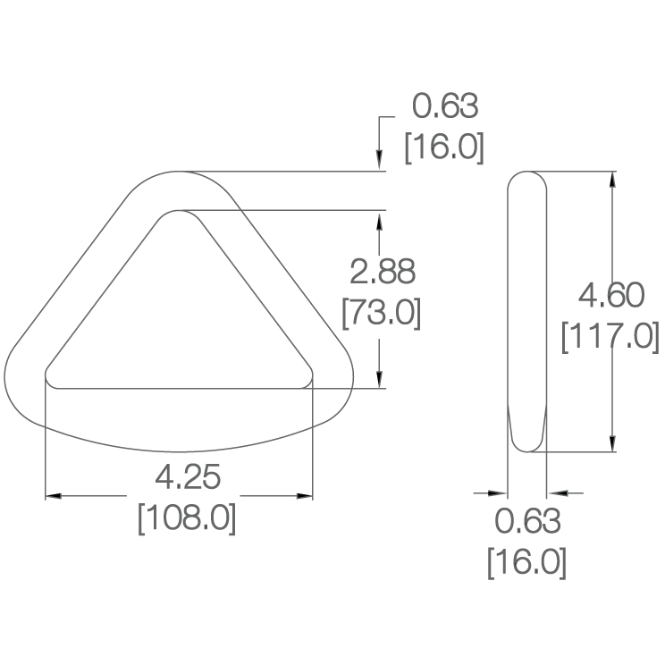 4 inch Delta Ring Wesco Industries