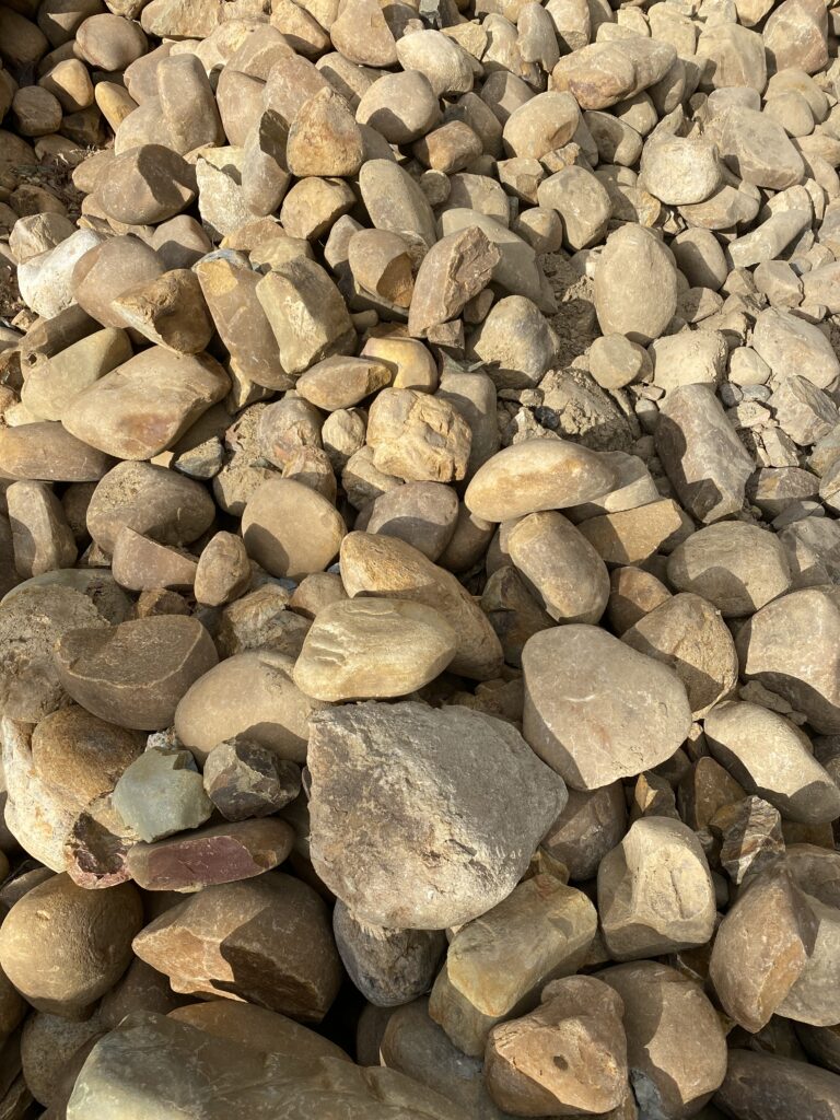 6"12" River Rock in Tyler, TX All Natural Stone & Grass