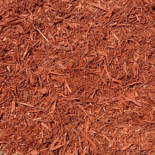 Red Dyed Mulch in Tyler, TX All Natural Stone & Grass