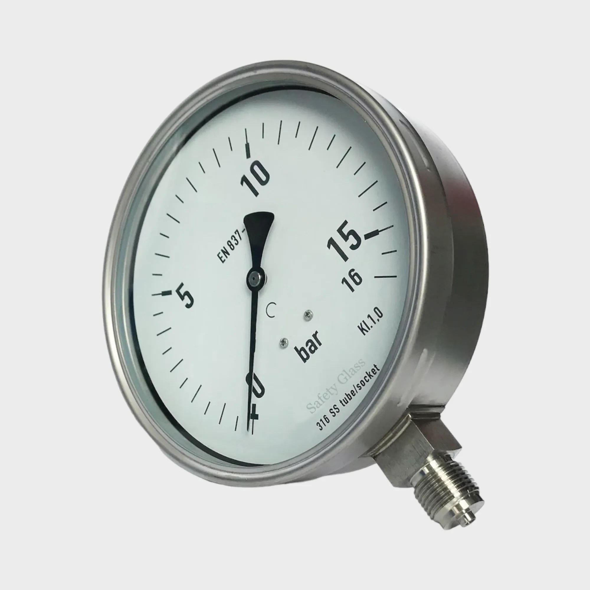 Pressure Gauge HVAC 6 Inch Dial WESEN