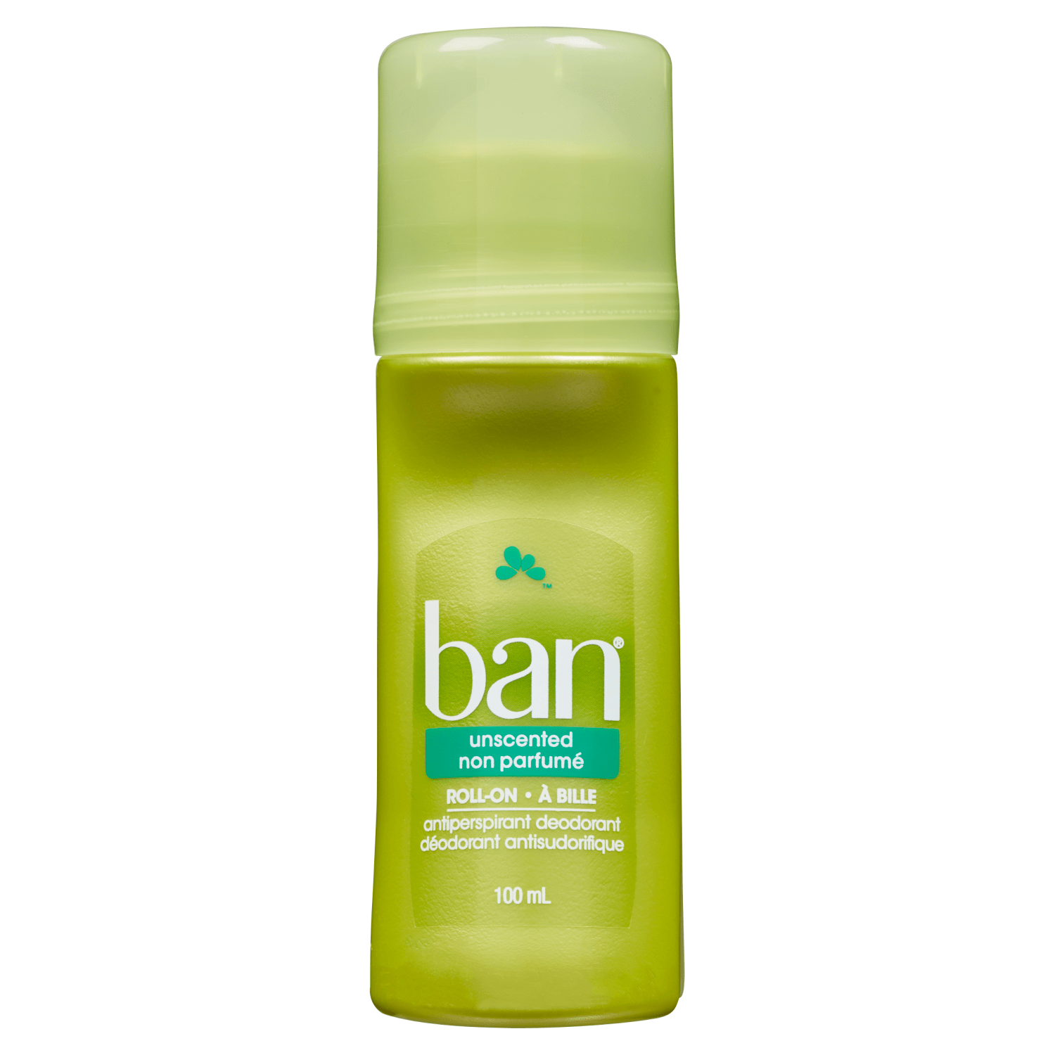 Ban Unscented RollOn Antiperspirant Deodorant 100 ml WeShine.ca